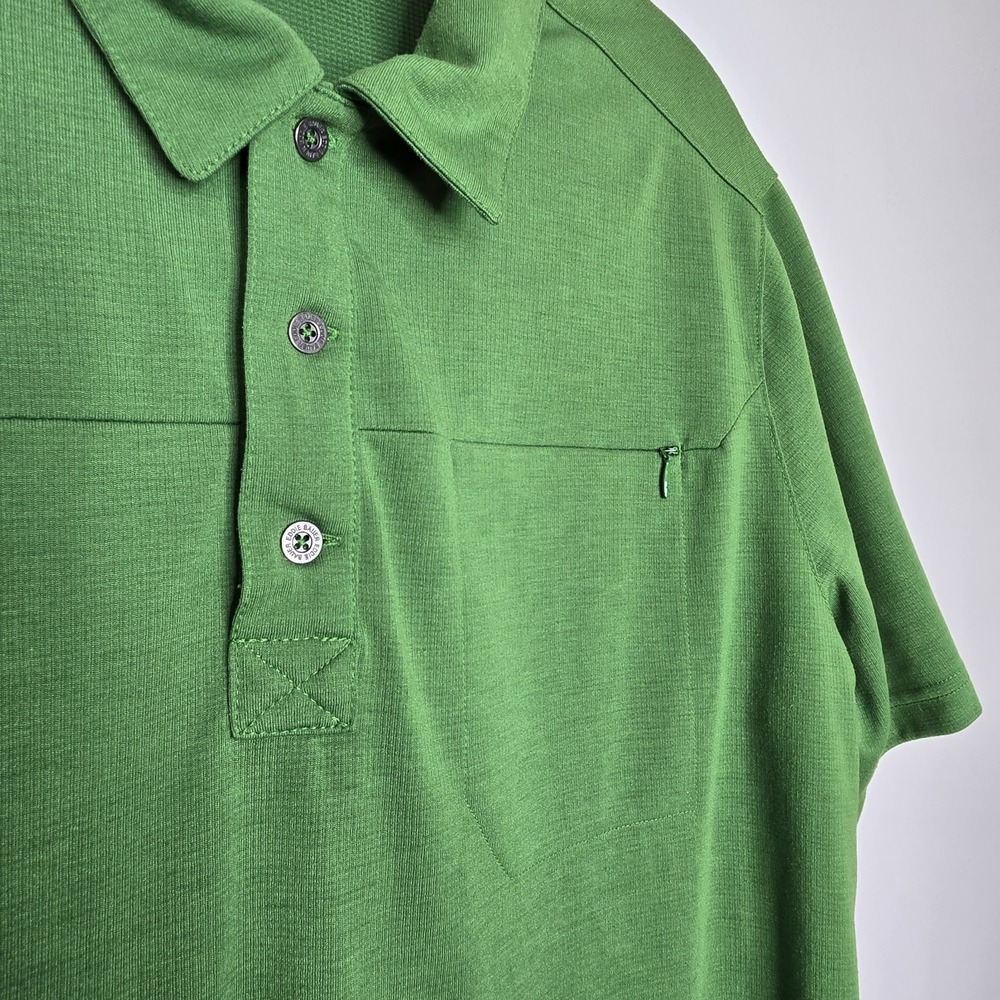Eddie‎ Bauer Travex Polo Shirt Green & Gray Lot Of 2 Mens Size Large EUC - Picture 4 of 11